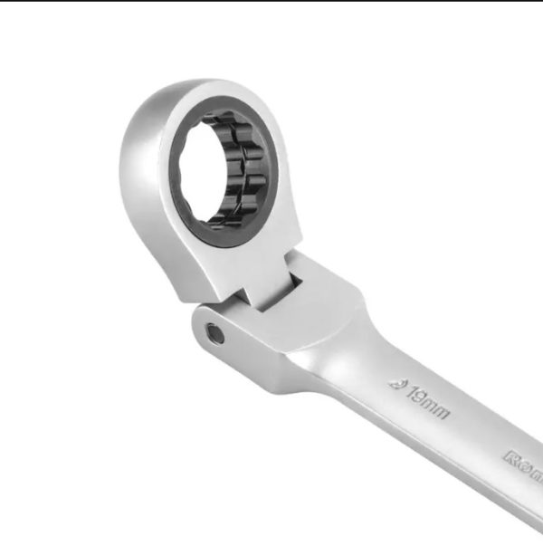 7 in 1 Flex Head Double Box End Ratcheting Wrench Set RH-2172 – Premium CR-V Hand Tool for Mechanics - Image 4